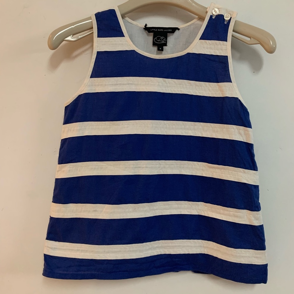 Little Marc Jacobs Striped Tank Blouse